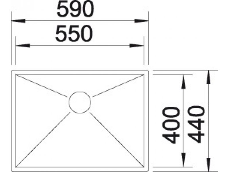 Купить Мойка Blanco Zerox 550-U 517247