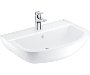 Раковина 55см Grohe Euro Ceramic со смесителем 39643000 альпин-белый