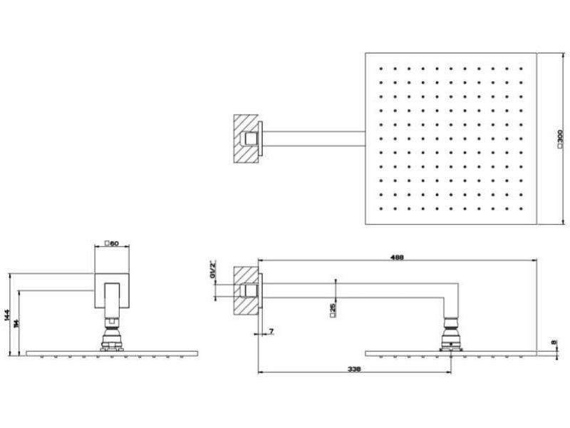 Купить Верхний душ Gessi Shower 47368-031