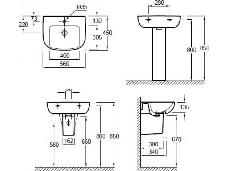 Купить Раковина Jacob Delafon Odeon Up 56x45 E4737-00