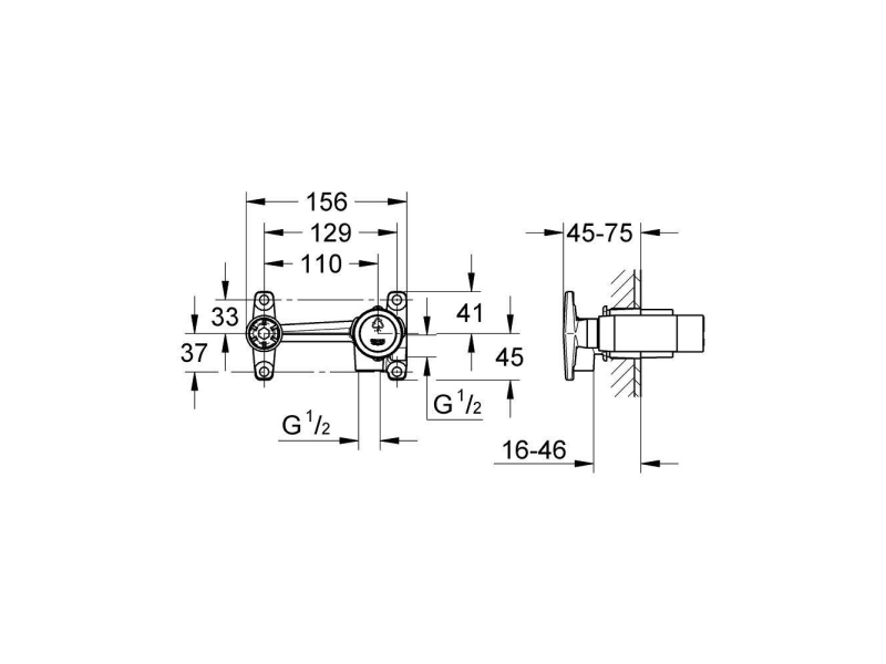 Купить Скрытая часть Grohe 32635000