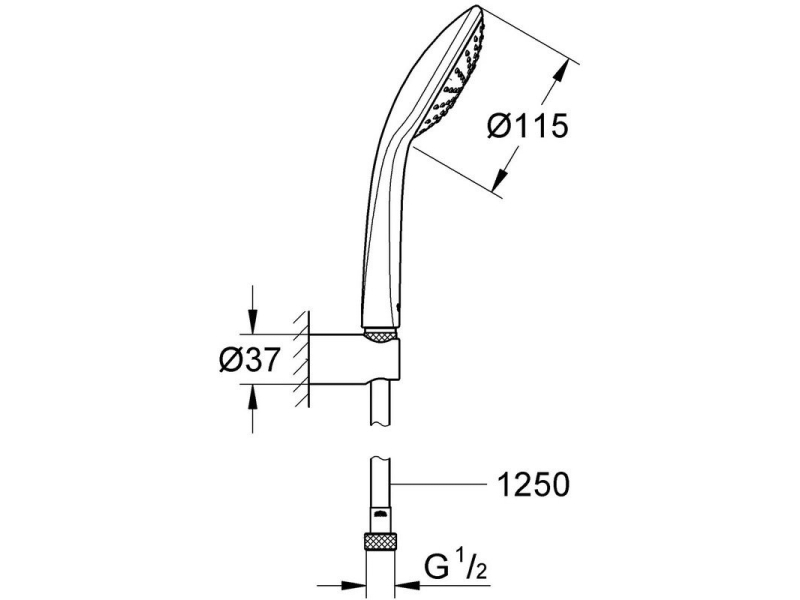 Купить Душевой гарнитур Grohe Euphoria 110 Mono 27354000