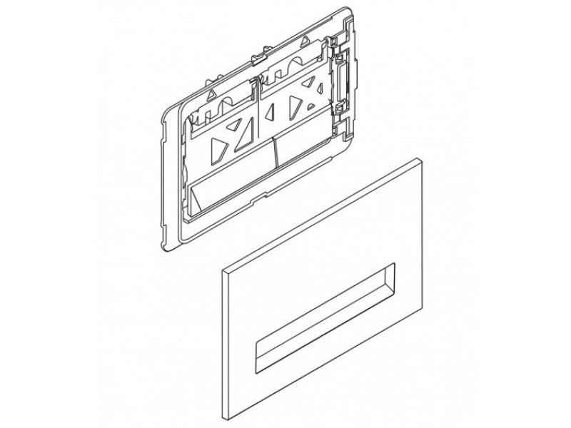 Купить Кнопка смыва BelBagno Marmi BB010-MR-CHROME, хром глянцевый