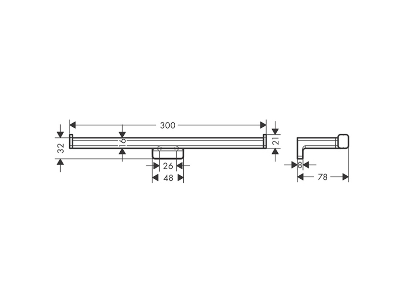 Купить Держатель для запасных рулонов Hansgrohe AddStoris 41748340 шлифованный черный хром