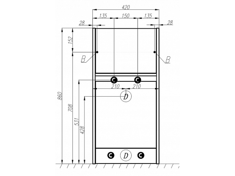 Купить 1A2360K0LH010 Набор: 1A236001LH010 Тумба-умывальник Лондри 40/ 1A72223KLH010 Раковина Лондри 105 правая, бел.