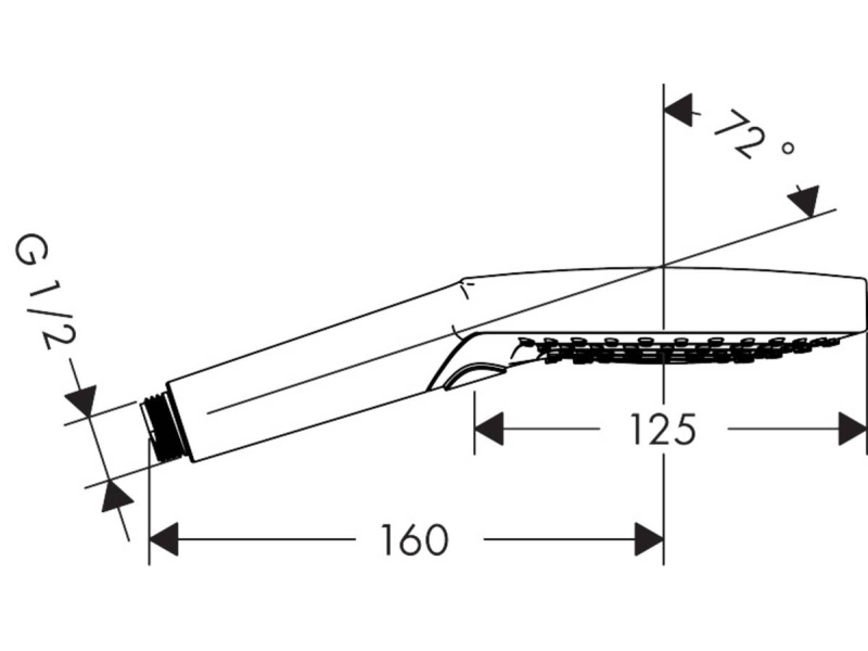 Купить Ручной душ Hansgrohe Raindance Select S 120 3jet 26530140, шлифованная бронза