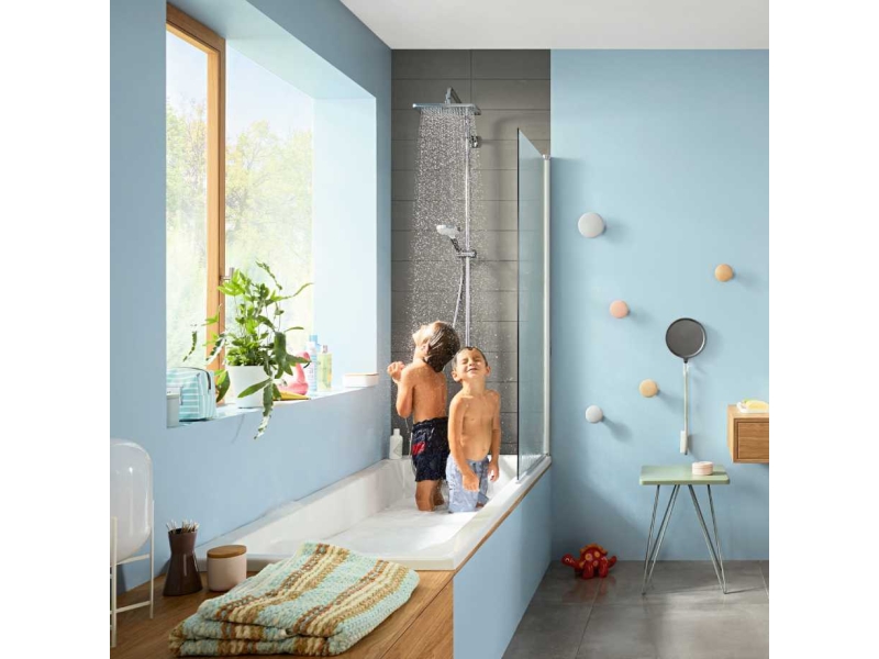 Купить Душевая стойка Hansgrohe Showerpipe 280 1jet с термотатом для ванны 27687000