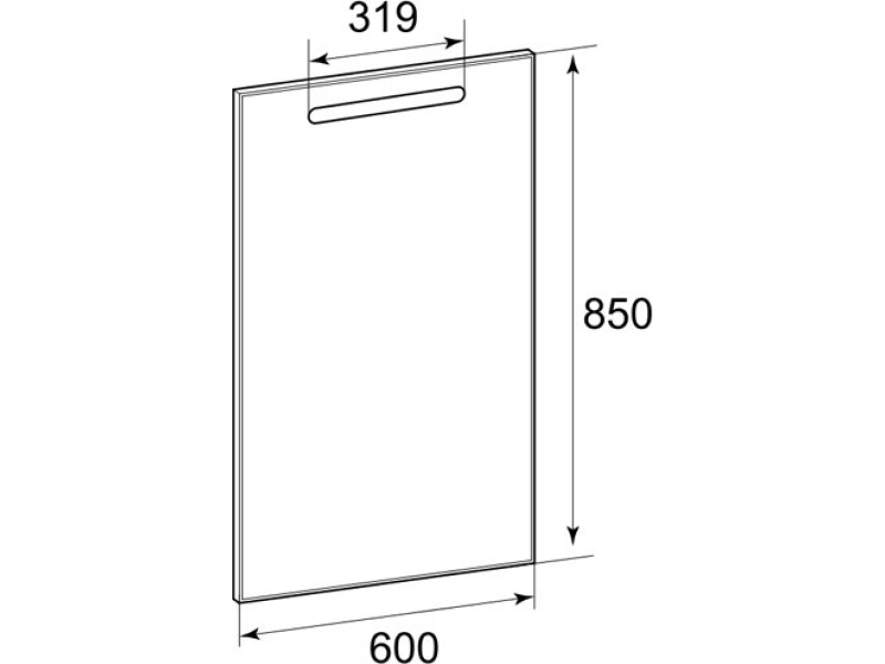 Купить Зеркало Roca The Gap с подсветкой 60 ZRU9302688