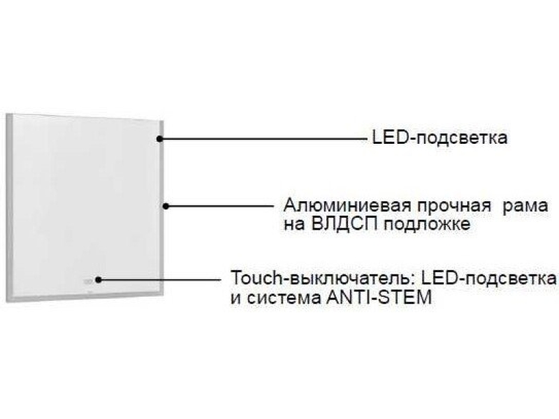 Купить Зеркало Roca Aneto 80 812363000