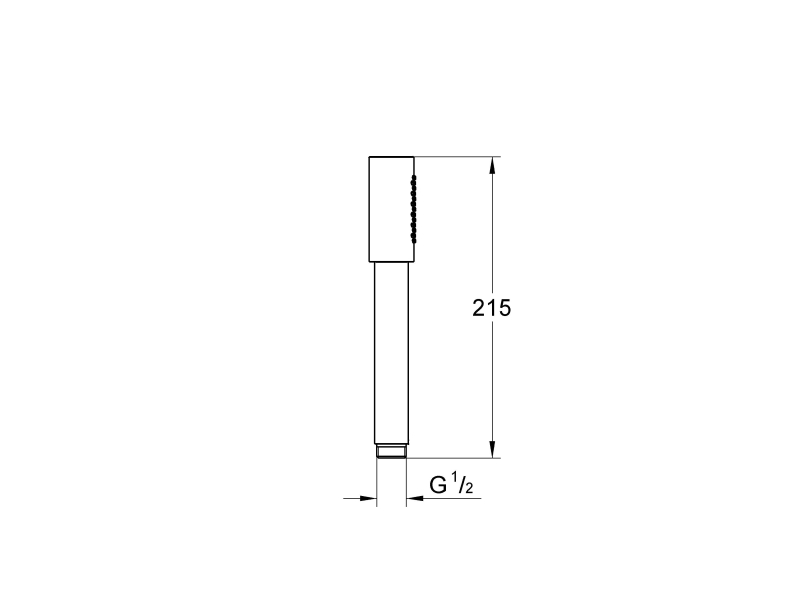 Купить 26465GN0 Sena Stick Ручной душ 50 I, расход 6,6 л/мин, холодный рассвет, матовый