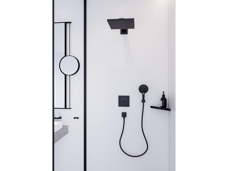 Купить Ручной душ Hansgrohe Raindance Select S , 12 см, 3 режима 26530670, чёрный матовый