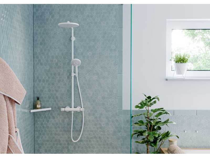 Купить Угловая корзинка AddStoris Hansgrohe 41741700, матовый белый