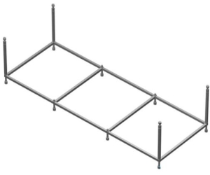 Монтажный комплект для ванны Roca Sureste 170x70 ZRU9302771