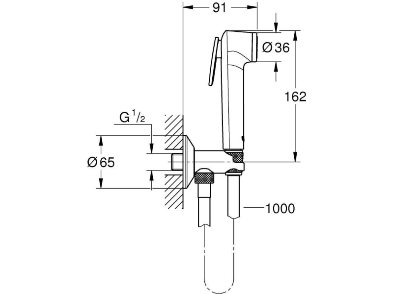 Купить Гигиенический душ Grohe tempesta-f trigger spray 30 26358000