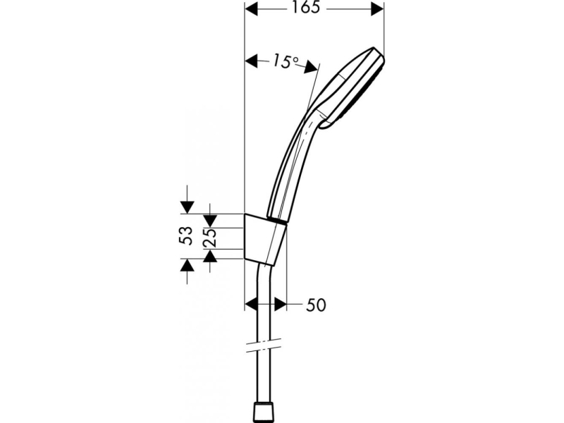 Купить Душевой набор Hansgrohe Croma Vario Porter S 27592000, хром