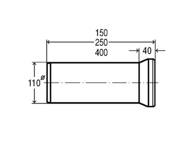 Купить Отвод для унитаза 100х400 Viega 101831