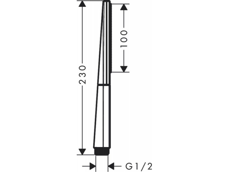 Купить Ручной душ Hansgrohe Rainfinity Baton 100 1jet 26866000