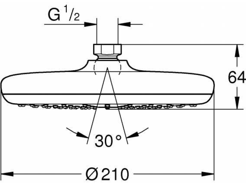 Купить Верхний душ Grohe Tempesta 26408000