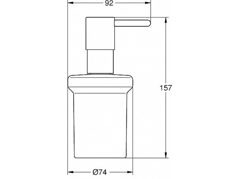 Купить Дозатор жидкого мыла Grohe Essentials 40394001