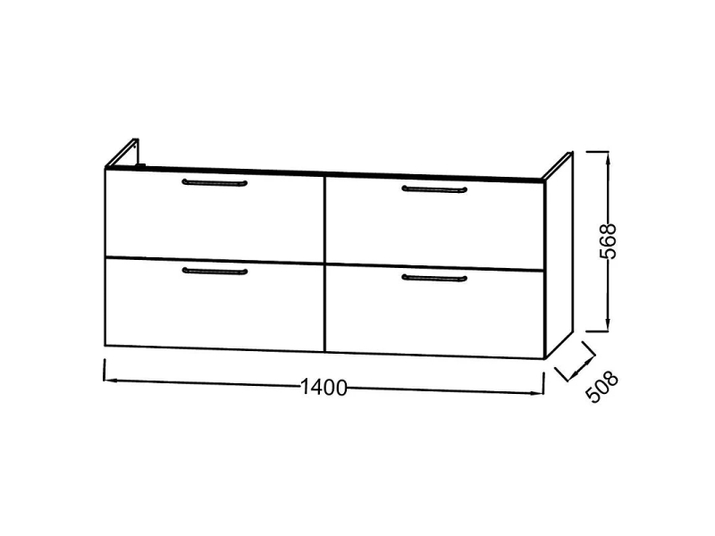 Купить Тумба с раковиной Jacob Delafon Odeon Rive Gauche EXAS112-Z-00+2526-R9-E52 коричневый