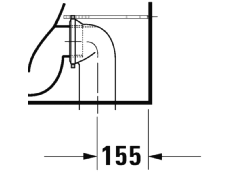 Купить 2002090000 D-NEO Унитаз 370x650, напольный, Rimless®