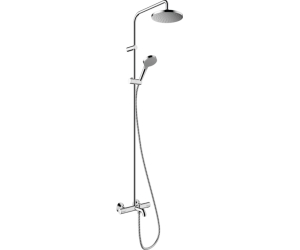 Душевая система Showerpipe 200 1jet с термостатом для ванны Hansgrohe Vernis Blend 26274000, хром