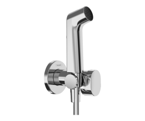 Гигиенический душ Hansgrohe S 1 jet EcoSmart+ со смесителем (внешняя часть) хром 29232000