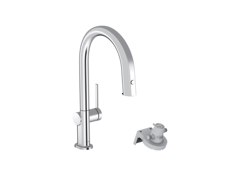 Купить Cмеситель для кухни с вытяжным изливом Hansgrohe Aqittura M91 210 1j с подключением к фильтру питьевой воды 76803000