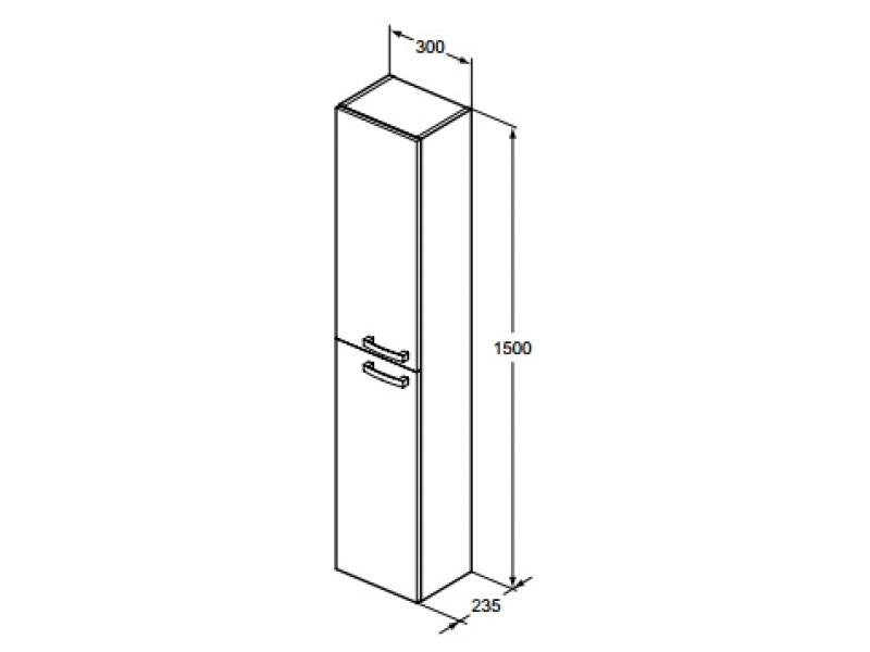 Купить Пенал Ideal Standard Tempo E3243WG