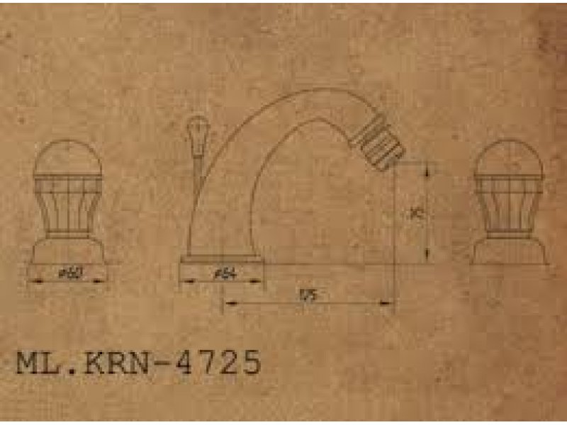 Купить Смеситель Migliore Korona, ML.KRN-4725.do, для биде - золото