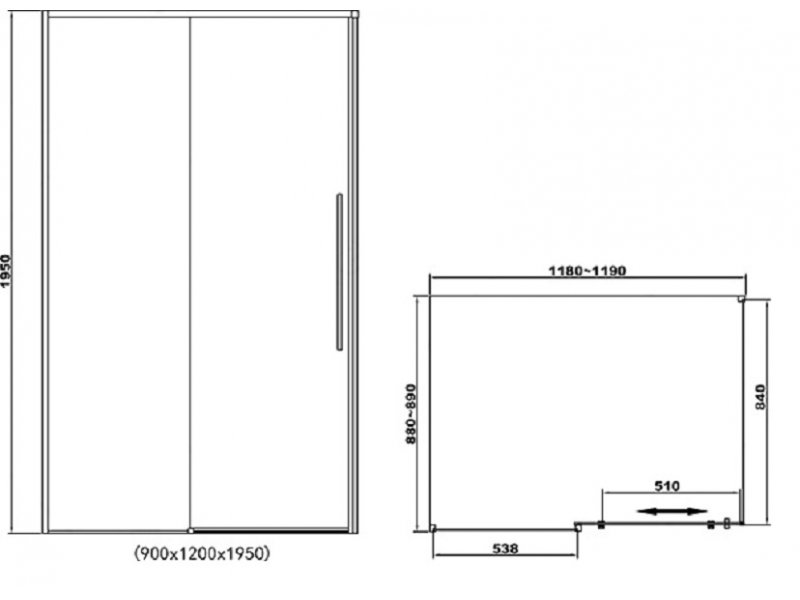 Купить Душевой уголок RGW SV-42-B 32324292-14 90 х 120 см прямоугольный, черный