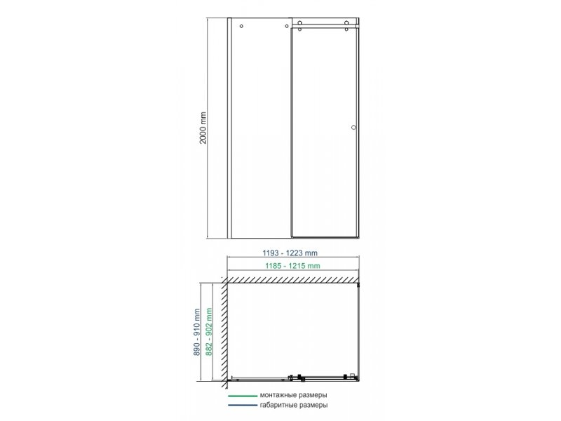 Купить Душевой уголок WasserKRAFT 56R07, прямоугольный, 120х90 см