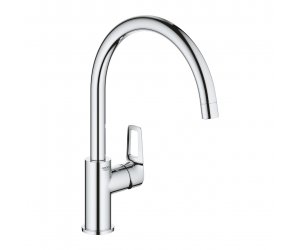 Смеситель Grohe BauLoop 31368001 для кухонной мойки, высокий излив