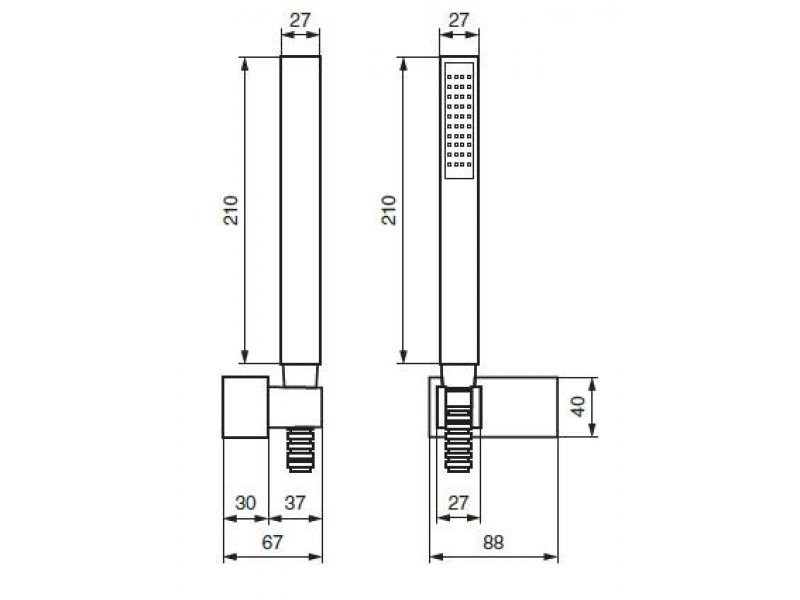 Купить Ручной душ Emmevi 122CR, хром