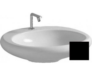 Раковина Vitra Istanbul 4279B070-0041 60 см с 1 отверстием, цвет черный