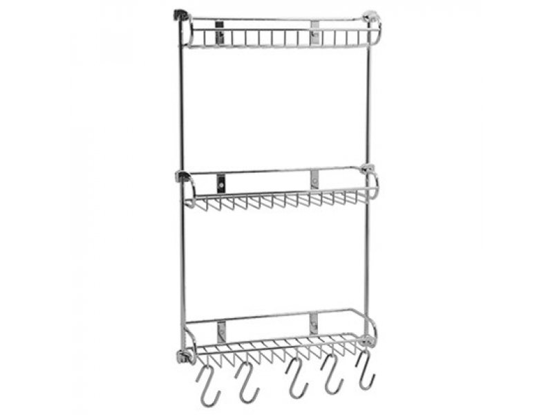 Купить Полка металлическая прямая тройная WasserKRAFT К-1433