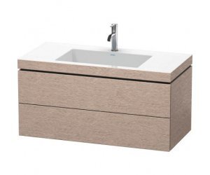 Тумба с раковиной Duravit L-Cube LC6928O1111, подвесная 100 см, кашемир