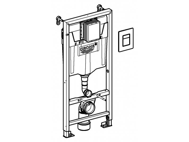 Купить Инсталляция Grohe Rapid SL 38772001 для унитаза