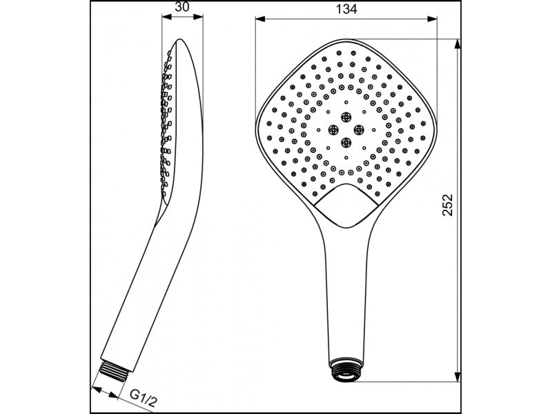 Купить Душевая лейка Ideal Standard Idealrain B1760AA