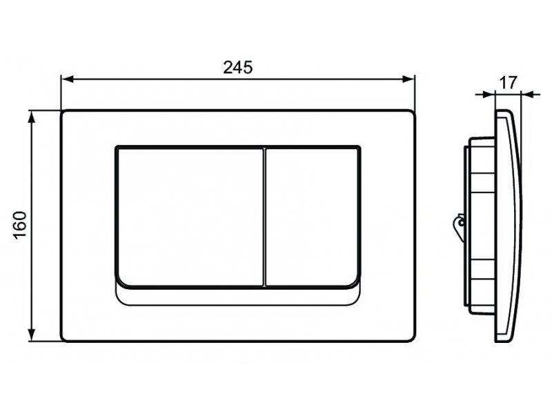 Купить Инсталляция Ideal Standard Prosys Frame 120 M с унитазом Connect Air Rimless K819501, сиденье микролифт, панель смыва, комплект, K819501PA