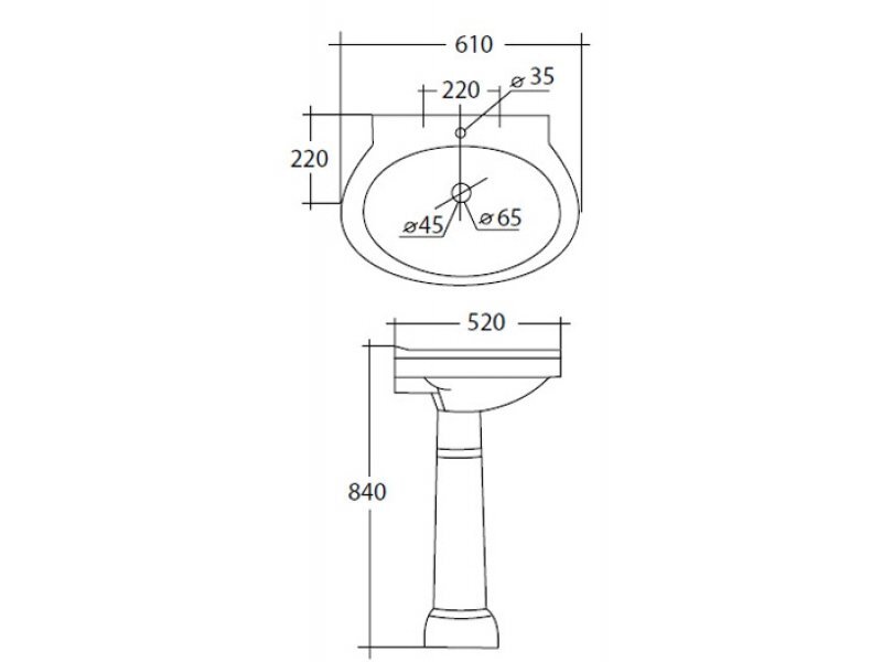 Купить Раковина Cezares Primo CZR-399-T