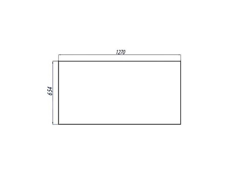 Купить Зеркало Акватон ОТЕЛЬ 127, 1A107802OT010 с LED-подсветкой