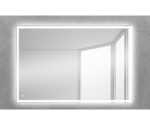 Зеркало BelBagno SPC-GRT-1000-800-LED-TCH 100 x 80 см со встроенным светильником и сенсорным выключателем