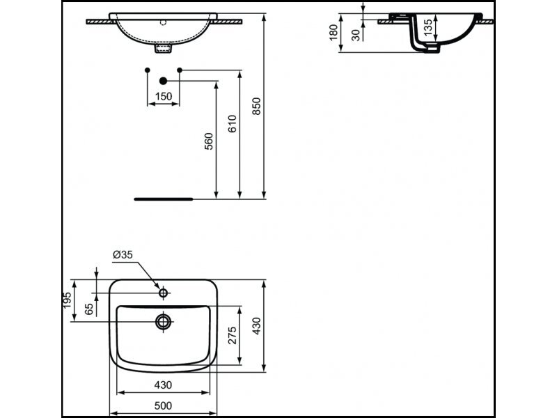 Купить Раковина Ideal Standard Tempo T059201