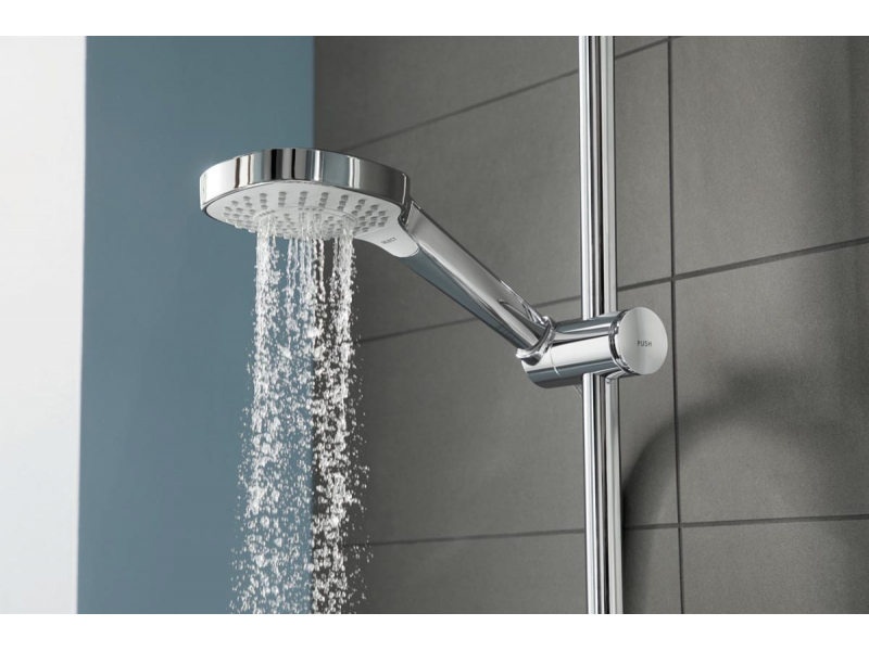 Купить Душевой гарнитур Hansgrohe 26590400 Croma Select E Multi, штанга 90 см, белый/хром