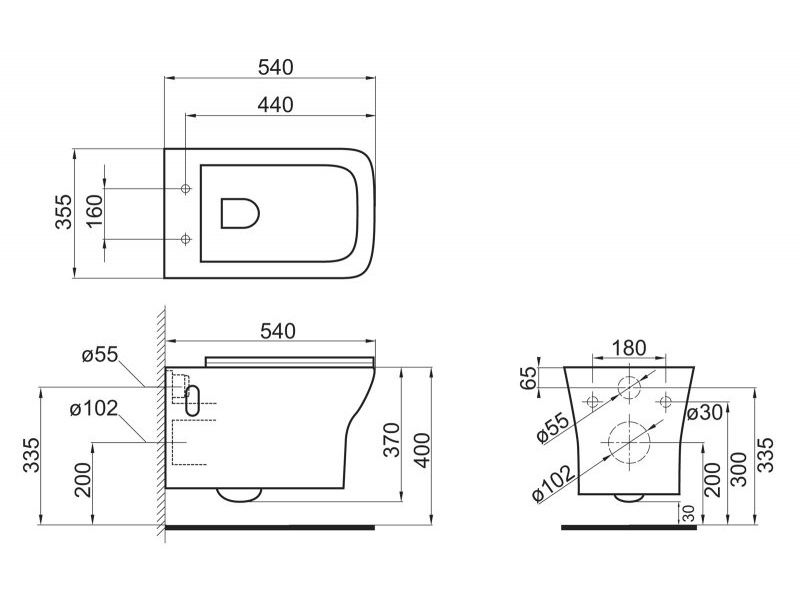 Купить Подвесной унитаз BelBagno Romano BB248CHR, безободковый