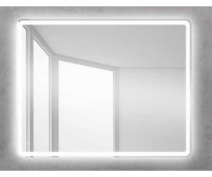 Зеркало BelBagno SPC-MAR-1000-800-LED-TCH 100 x 80 см со встроенным светильником и сенсорным выключателем