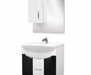 Производство мебели для ванной комнаты, тумба с раковиной + зеркало модель Djem