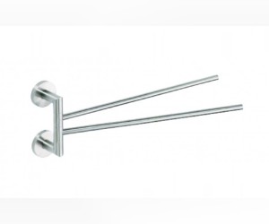 Полотенцедержатель двойной Bemeta Neo 104204105 5.5 x 44 x 16.5 см поворотный, хром матовый