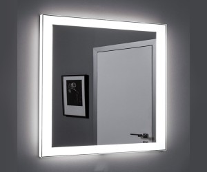 Зеркало Aquanet Алассио new 9085 90 см с Led подсветкой, сенсорный выключатель, 249346